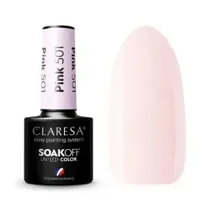Vernis semi-permanent Rose n°501 – 5ml  Claresa