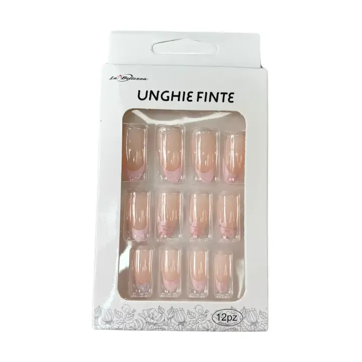 Faux ongles press on La Bellezza 12 ongles - Pinky French