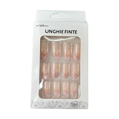Faux ongles press on La Bellezza 12 ongles - Pinky French