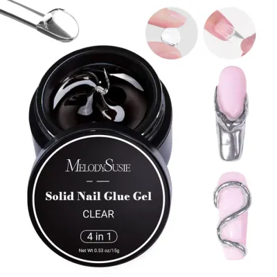 Gel de Colle à Ongles Solide 15g