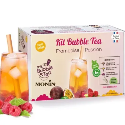 Kit Bubble Tea Framboise Passion Monin