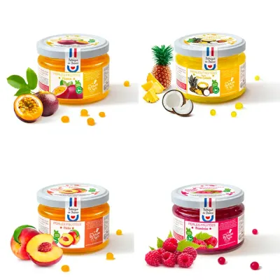 Kit Mix 4 Saveurs Perles fruitées Bubble Tea - Made in France