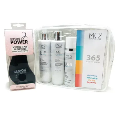 Kit Traitement capillaire complet 365 HYDRATANT avec trousse de toilette