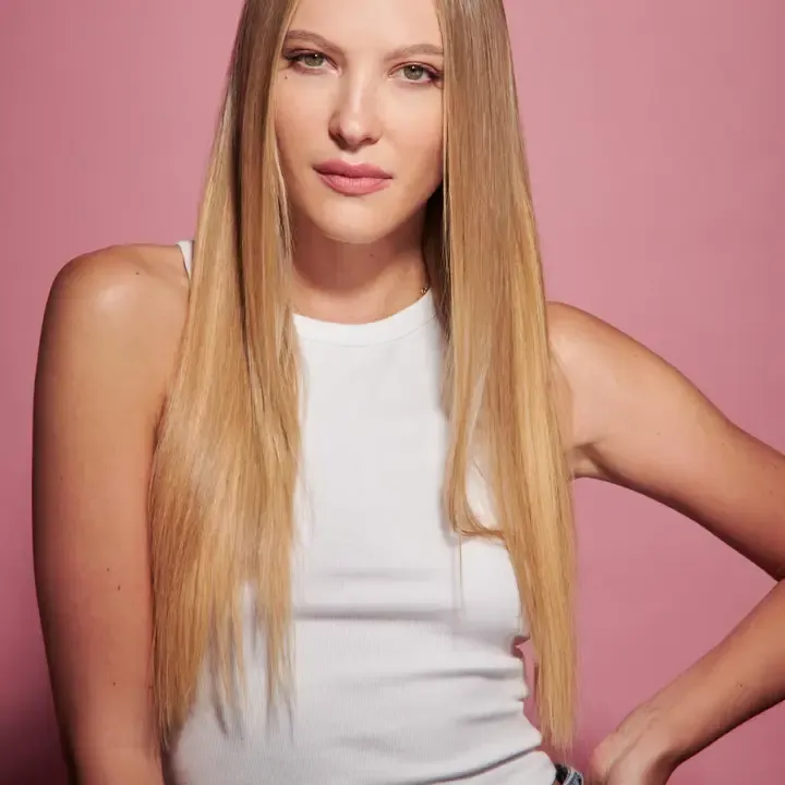 Extension de cheveux raides – 5 clips