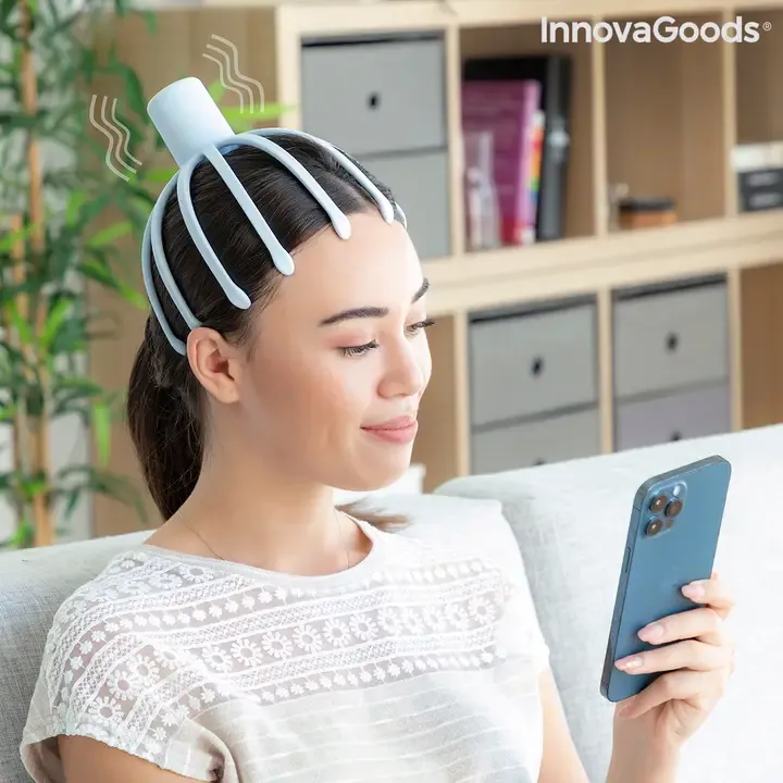 Appareil de massage de tête rechargeable Helax InnovaGoods