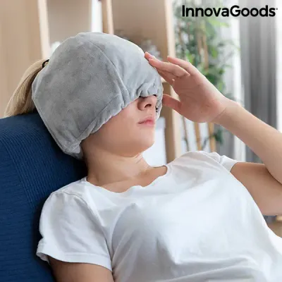 Capuchon en gel Hawfron InnovaGoods pour les migraines et la relaxation