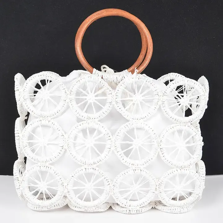 Sac à main en crochet monotone