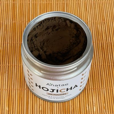 🍂 ORGANIC HOJICHA POWDER – ROASTED JAPANESE GREEN TEA