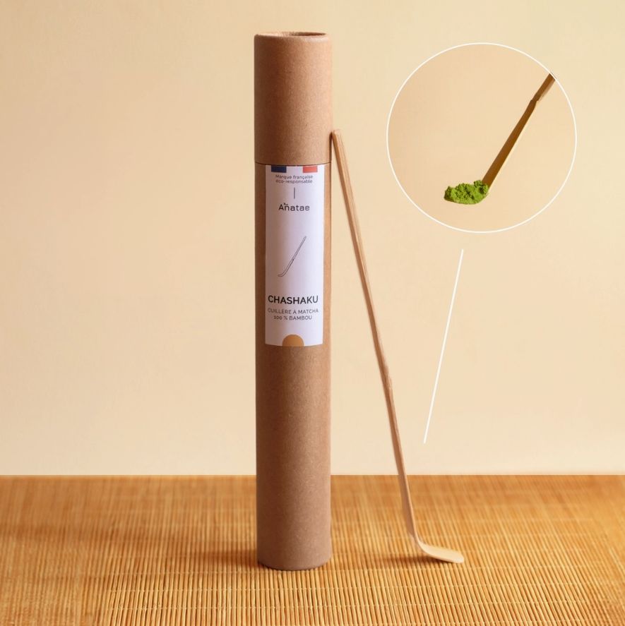 CHASHAKU – Traditional Bamboo Spoon for Matcha Tea
