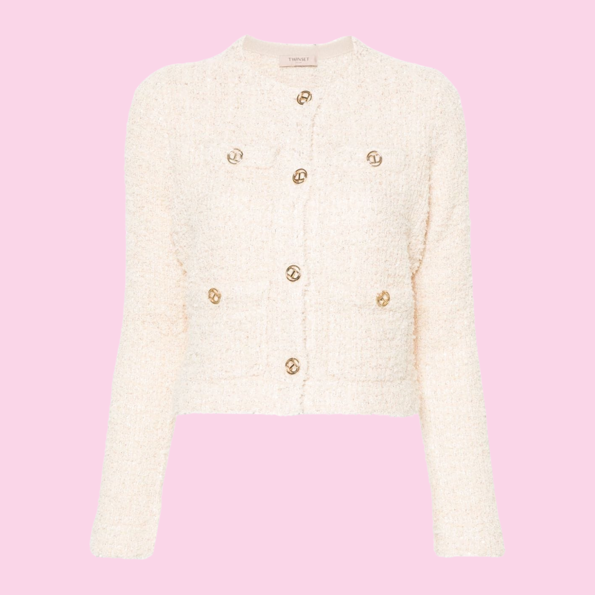 Twinset Knitted Jacket, Maat: IT40