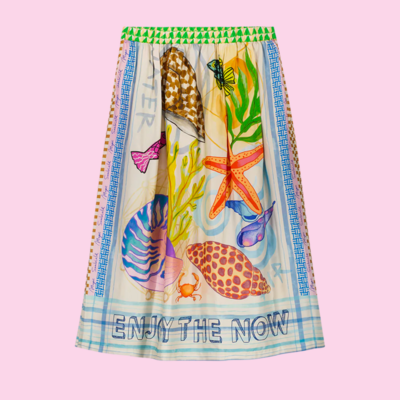 Me369 Vanessa Magic Print Skirt