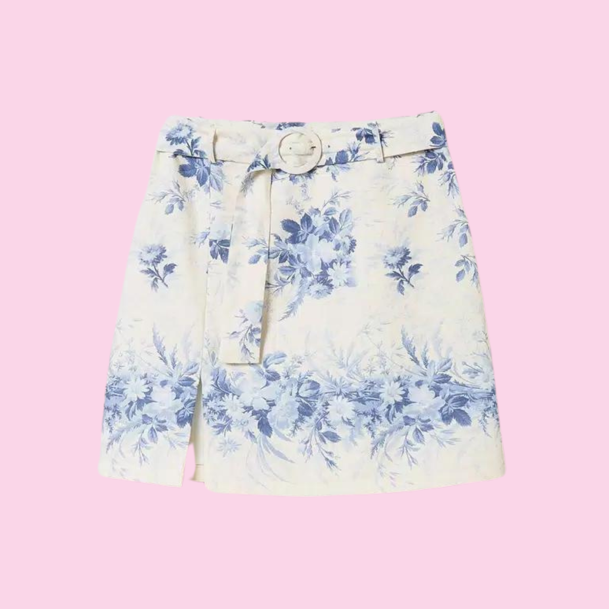 Twinset Miniskirt Floral Print, Maat: IT40