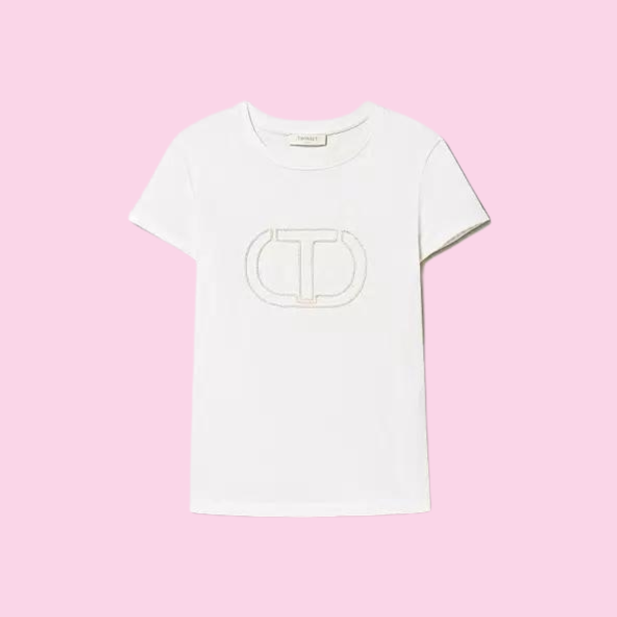 Twinset Embroidery T-shirt, Maat: XS