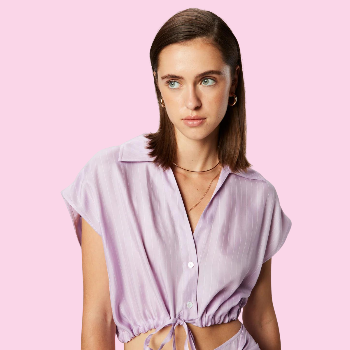 Isabelle Blanche Lilac Top, Maat: XS