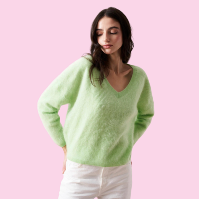 Absolut Cashmere Soeli Sweater Pistachio