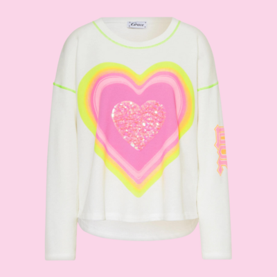 Grace Heart Sweater