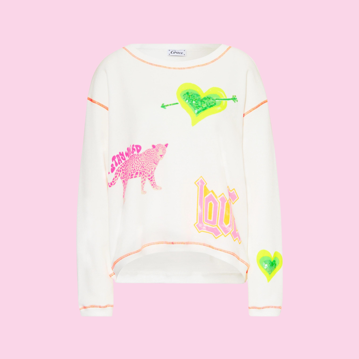 Grace Sequin Sweater, Maat: XS