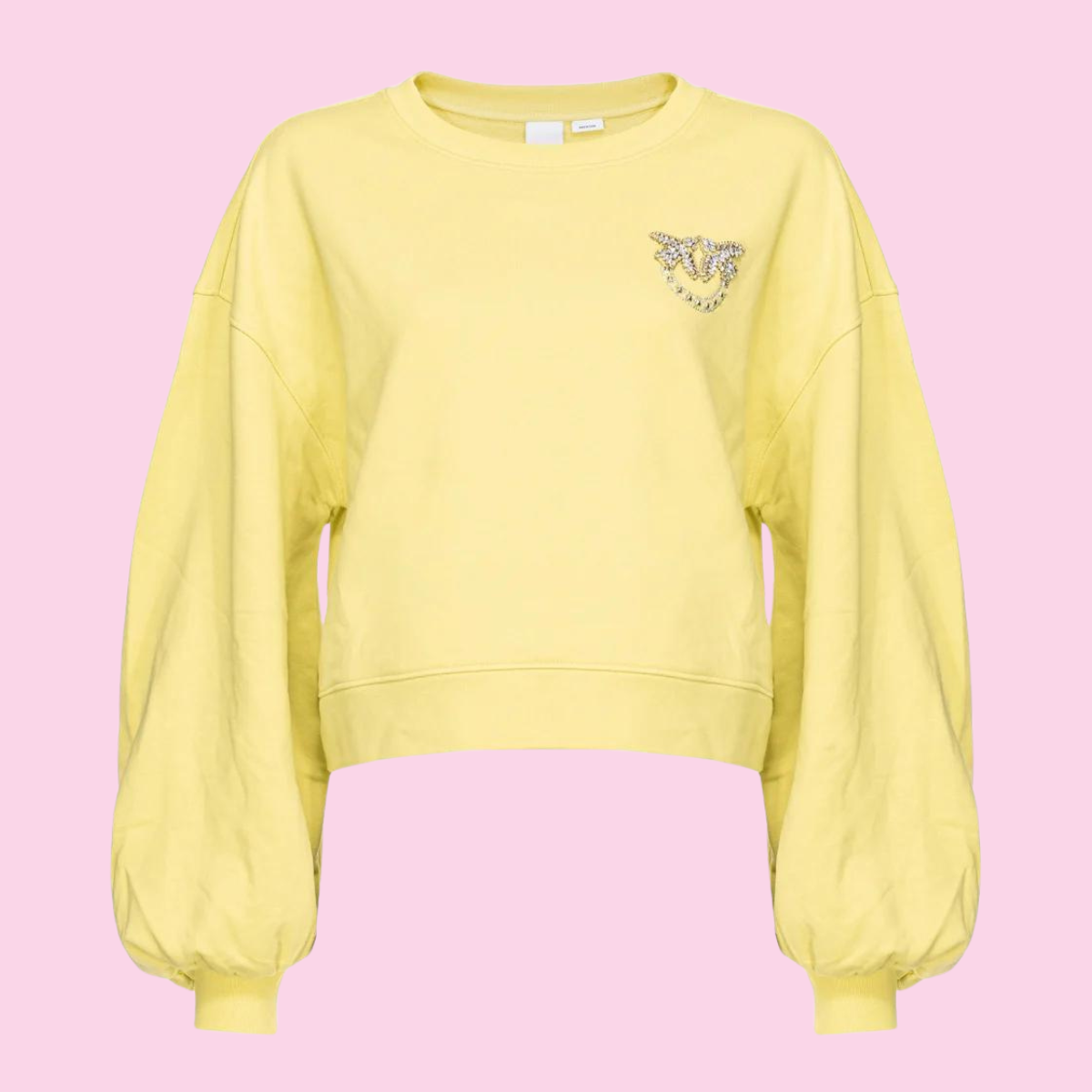 Pinko Boxy Sweater Yellow