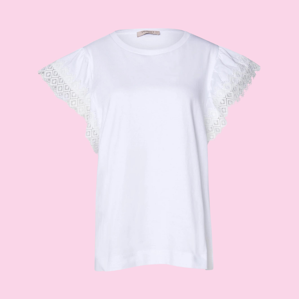 Twinset Macrame Shirt White