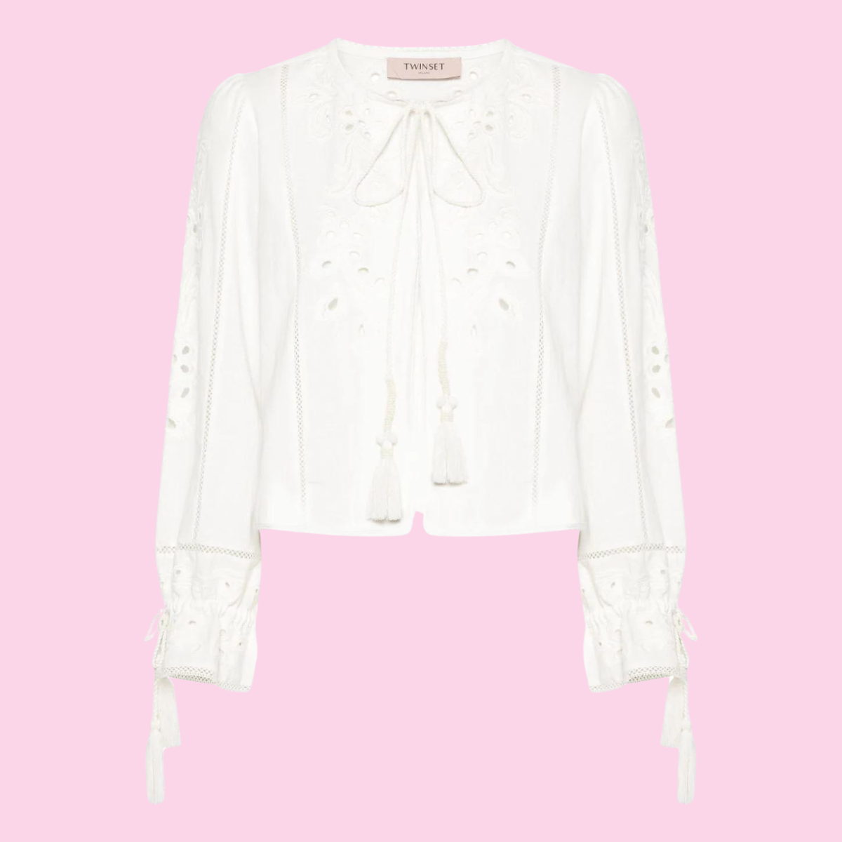Twinset Broderie Blouse
