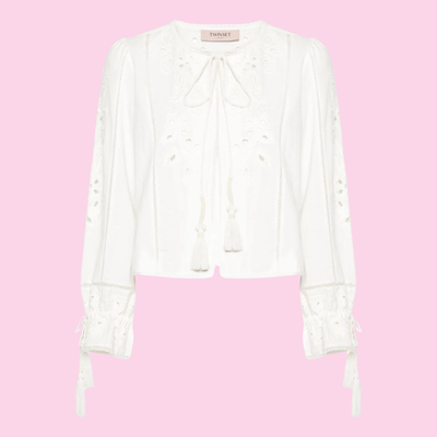 Twinset Broderie Blouse