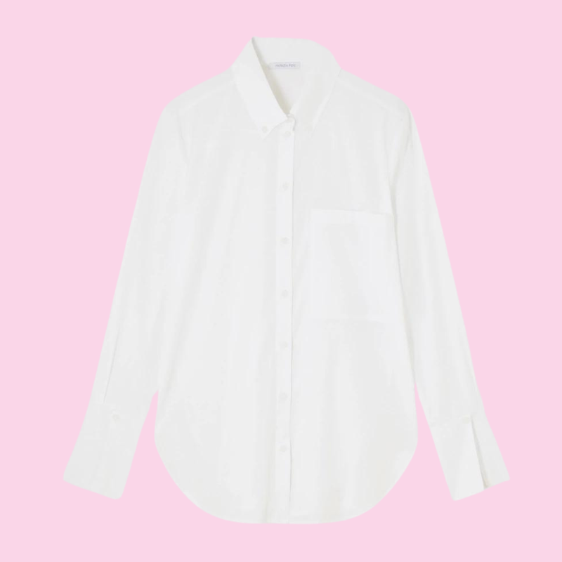 Patrizia Pepe Essentials Cotton White Shirt