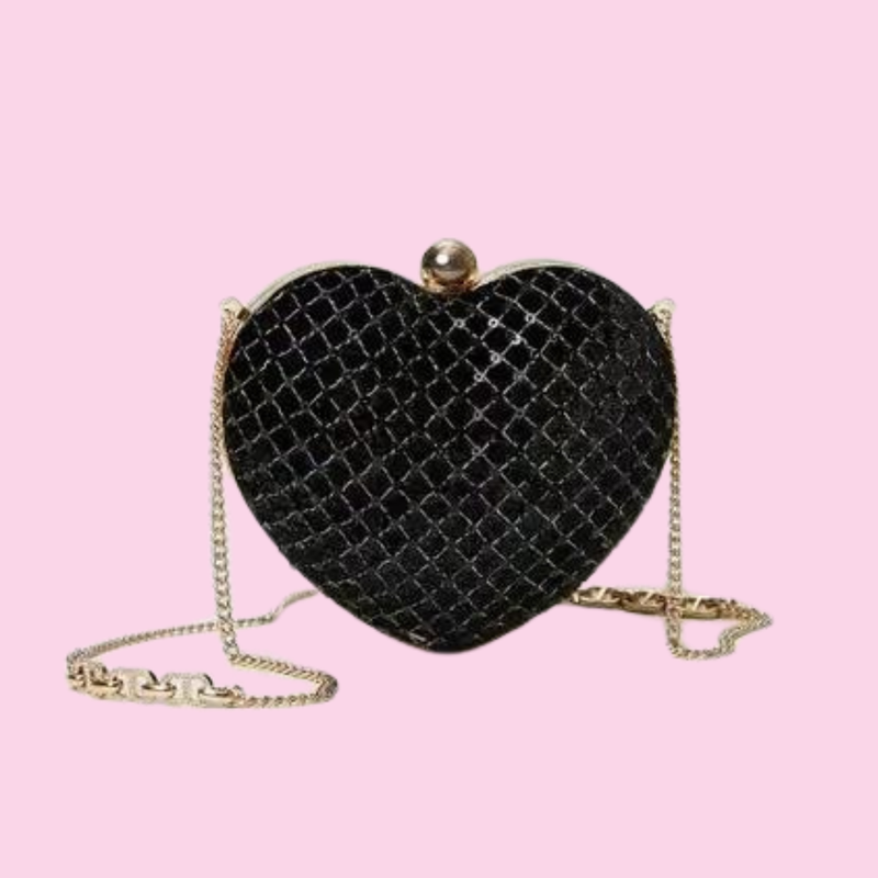 Twinset Coup De Coeur Velvet Clutch