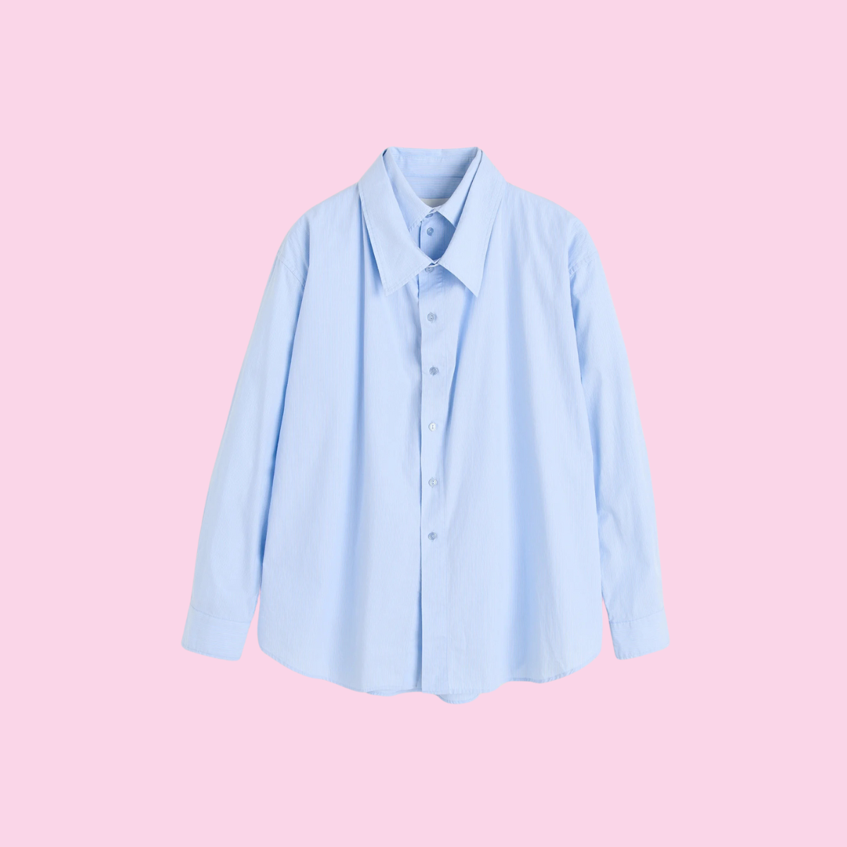 Herskind Bjørk Shirt Light Blue Pinstripe