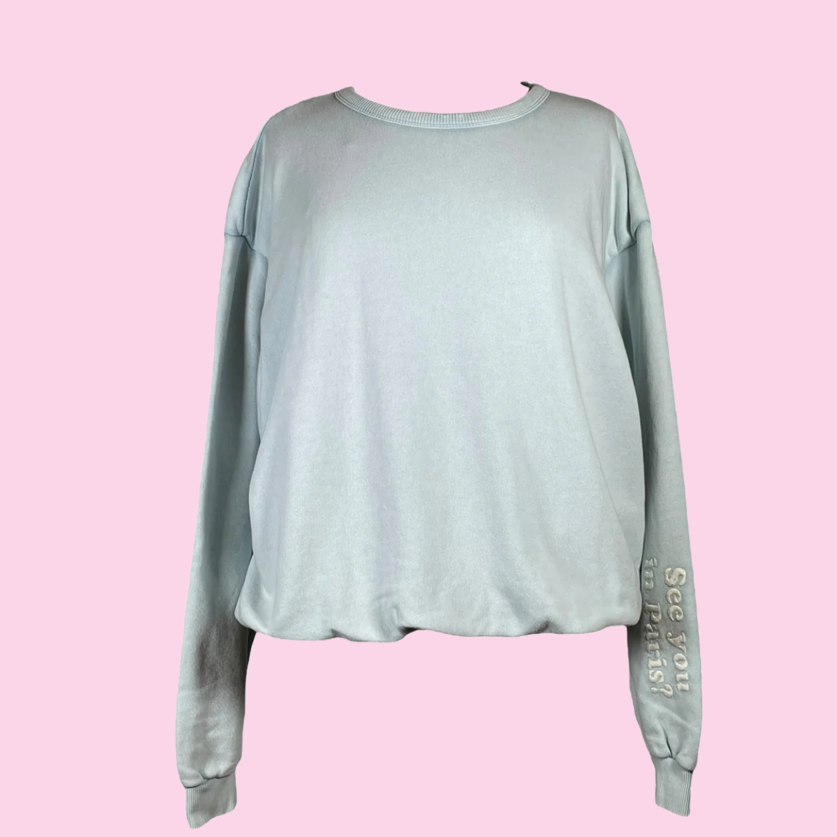 Grace Balloon Sweater Light Blue
