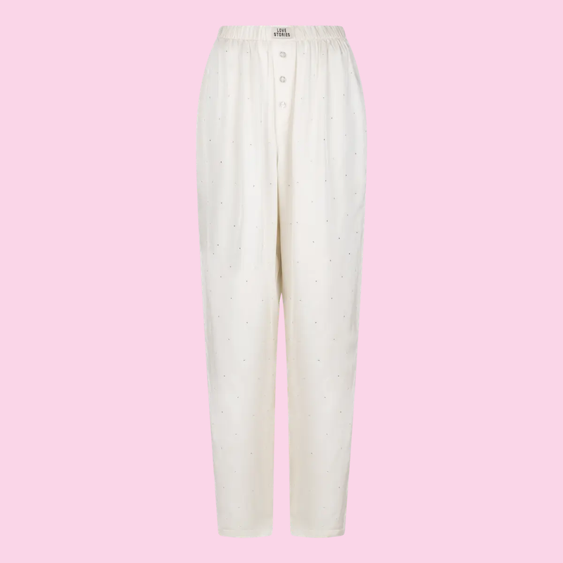 Love Stories Intimates Theodore Pants Off-White