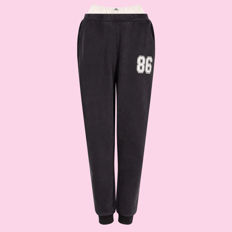 Love Stories Intimates Donna Pants Washed Black