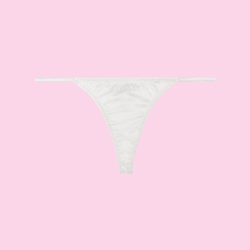 Love Stories Intimates Roomie String Off White