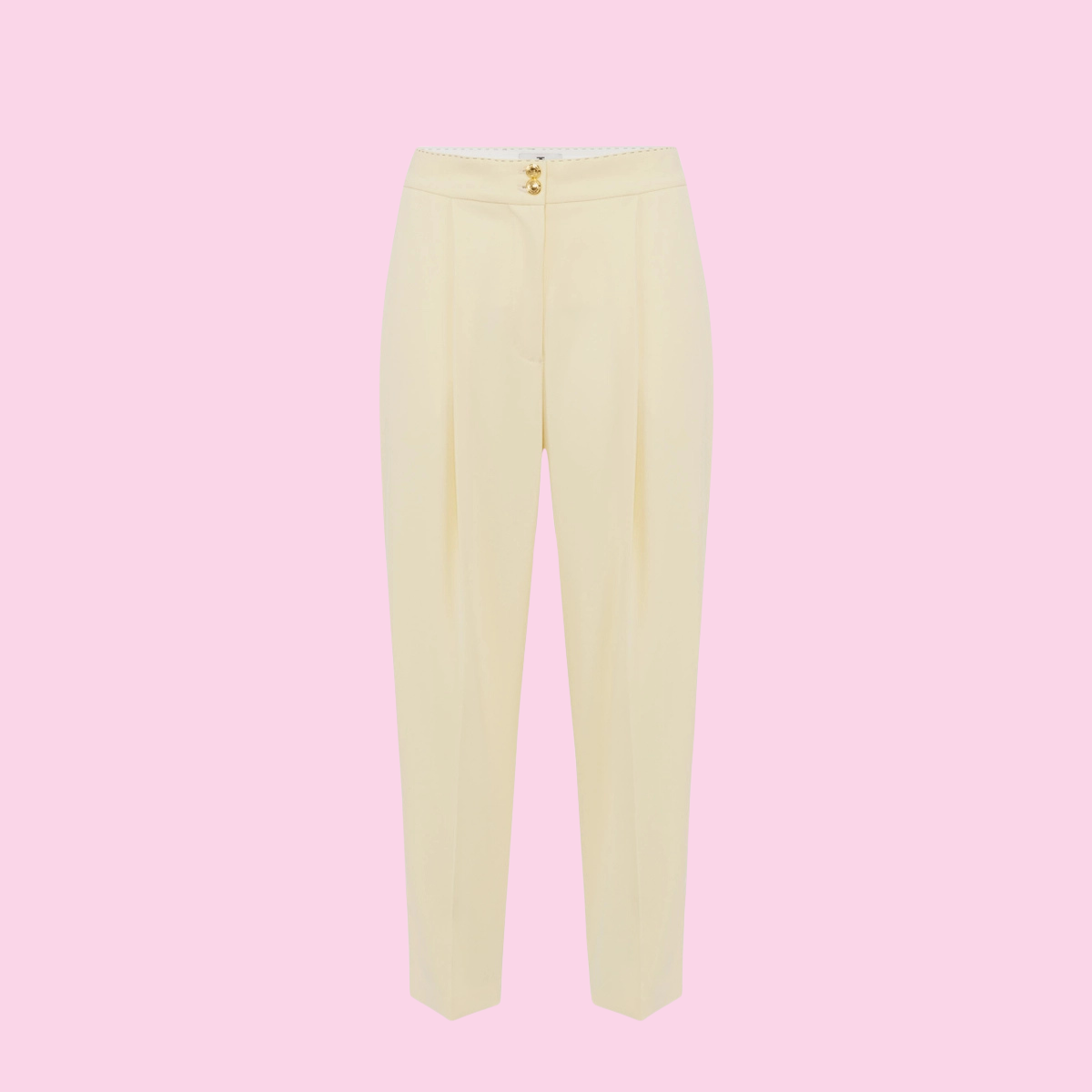 Elisabetta Franchi Crepe Pantalon Lemonade