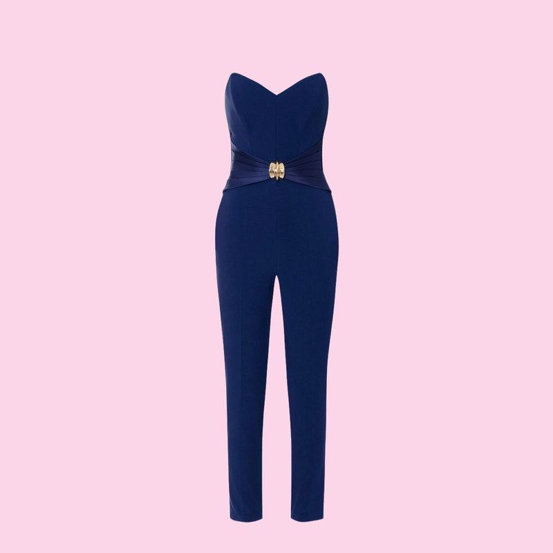 Elisabetta Franchi Jumpsuit Dark Blue