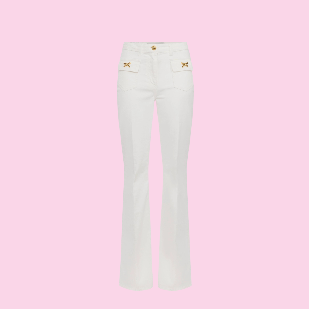 Elisabetta Franchi Jeans Avorio