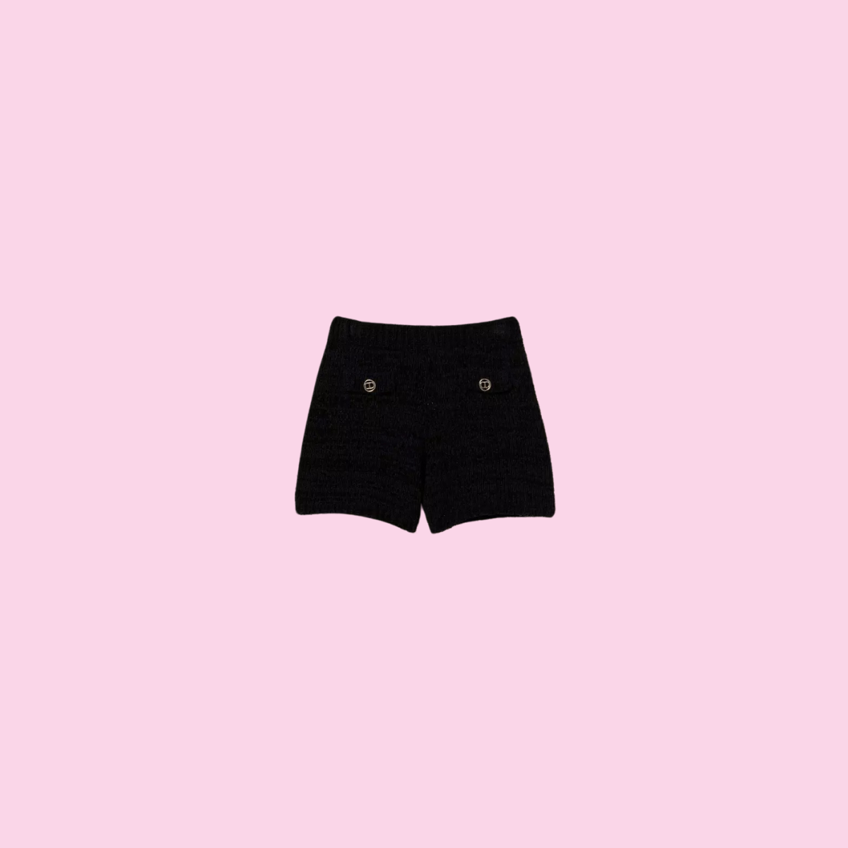 Twinset Knit Short Black