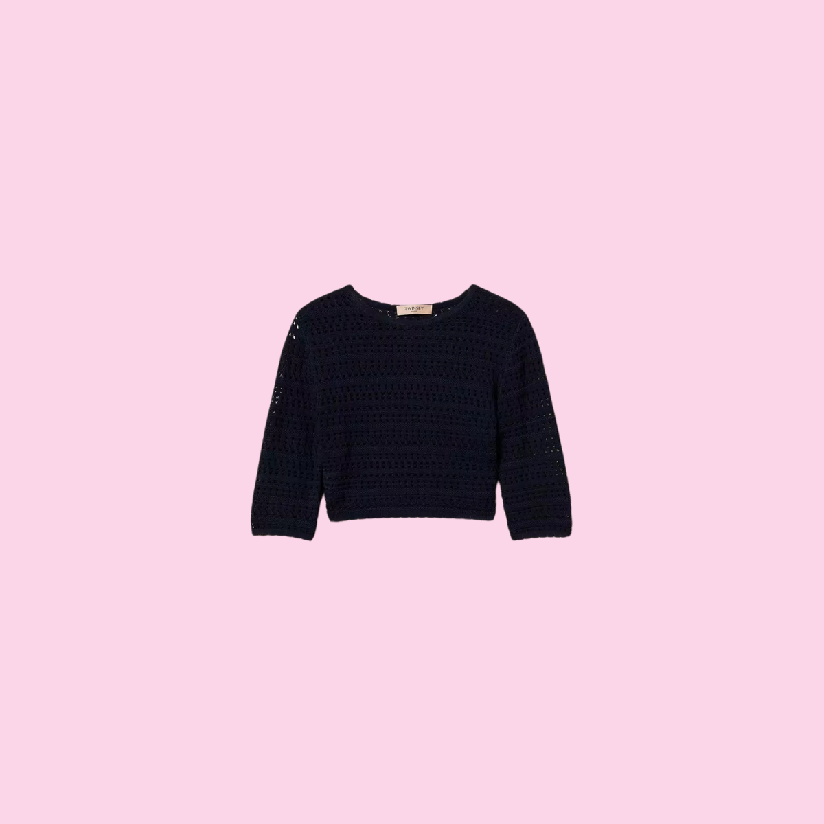 Twinset Openwork Knit Jumper