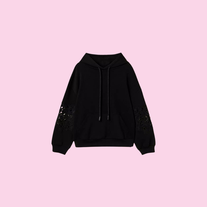 Twinset Hoodie Black