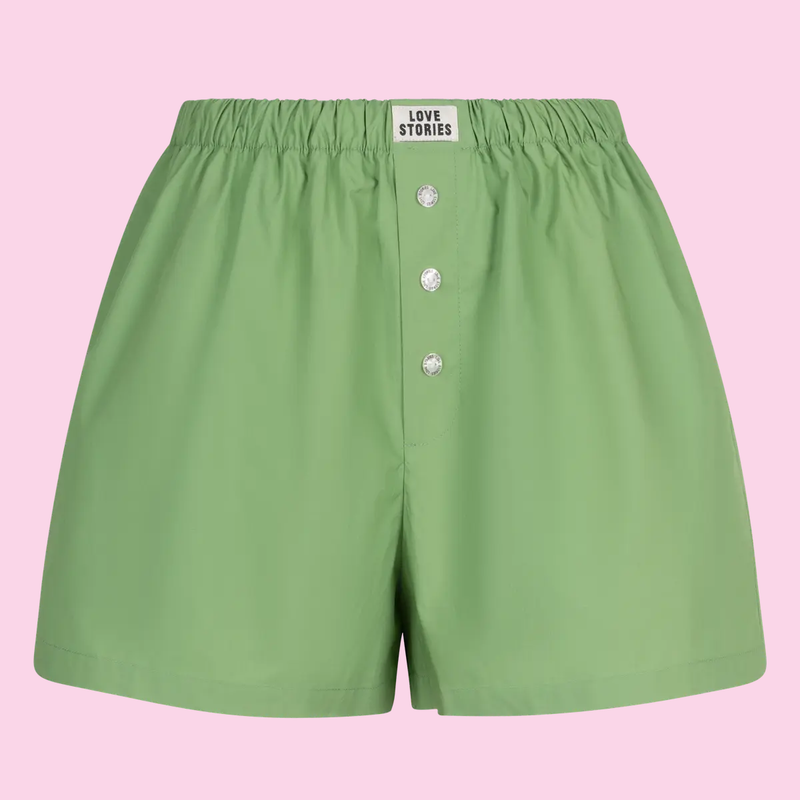 Love Stories Intimates James Short  Forest Green