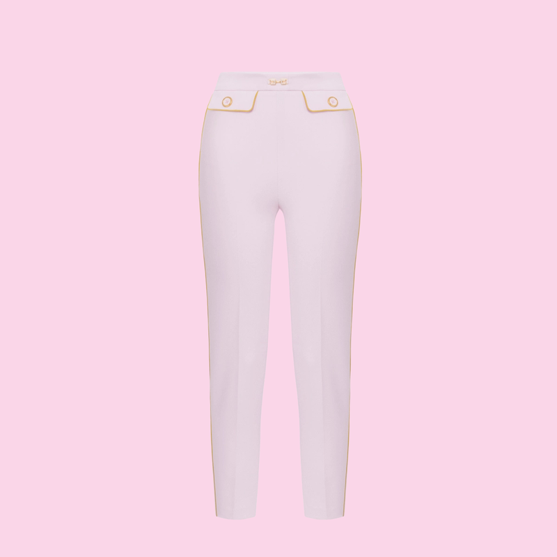 Elisabetta Franchi Pants Quarzo/Curry