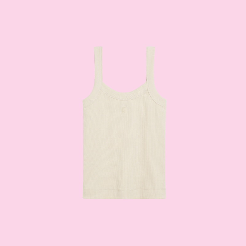 By Malene Birger Frillio Top Oyster Gray