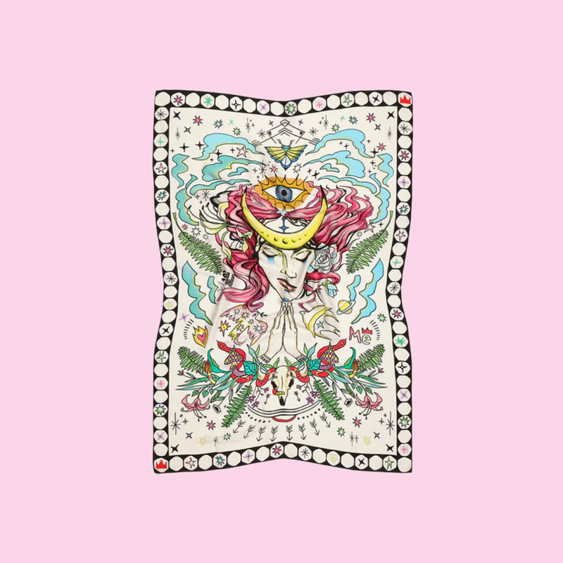 Me369 Enligthenment Printed Pareo/Scarf