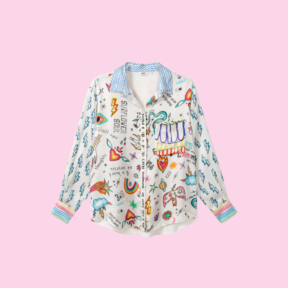 Me369 Enligtenment Printed Blouse