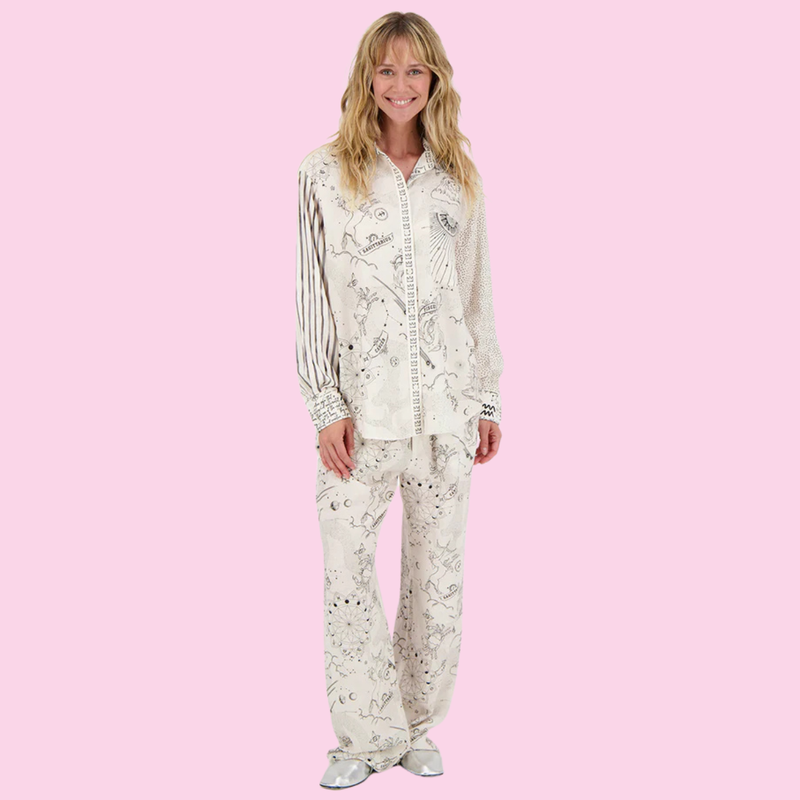 Me369 Isabel Zodiac Printed Shirt