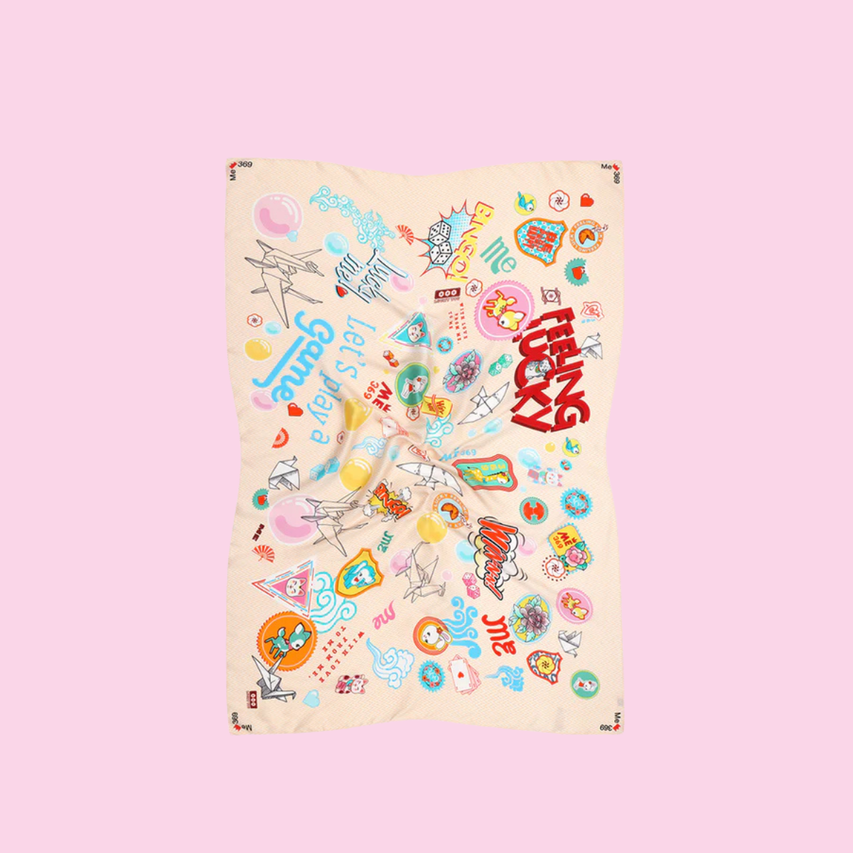 Me369 River Lucky Me Printed Pareo/Scarf