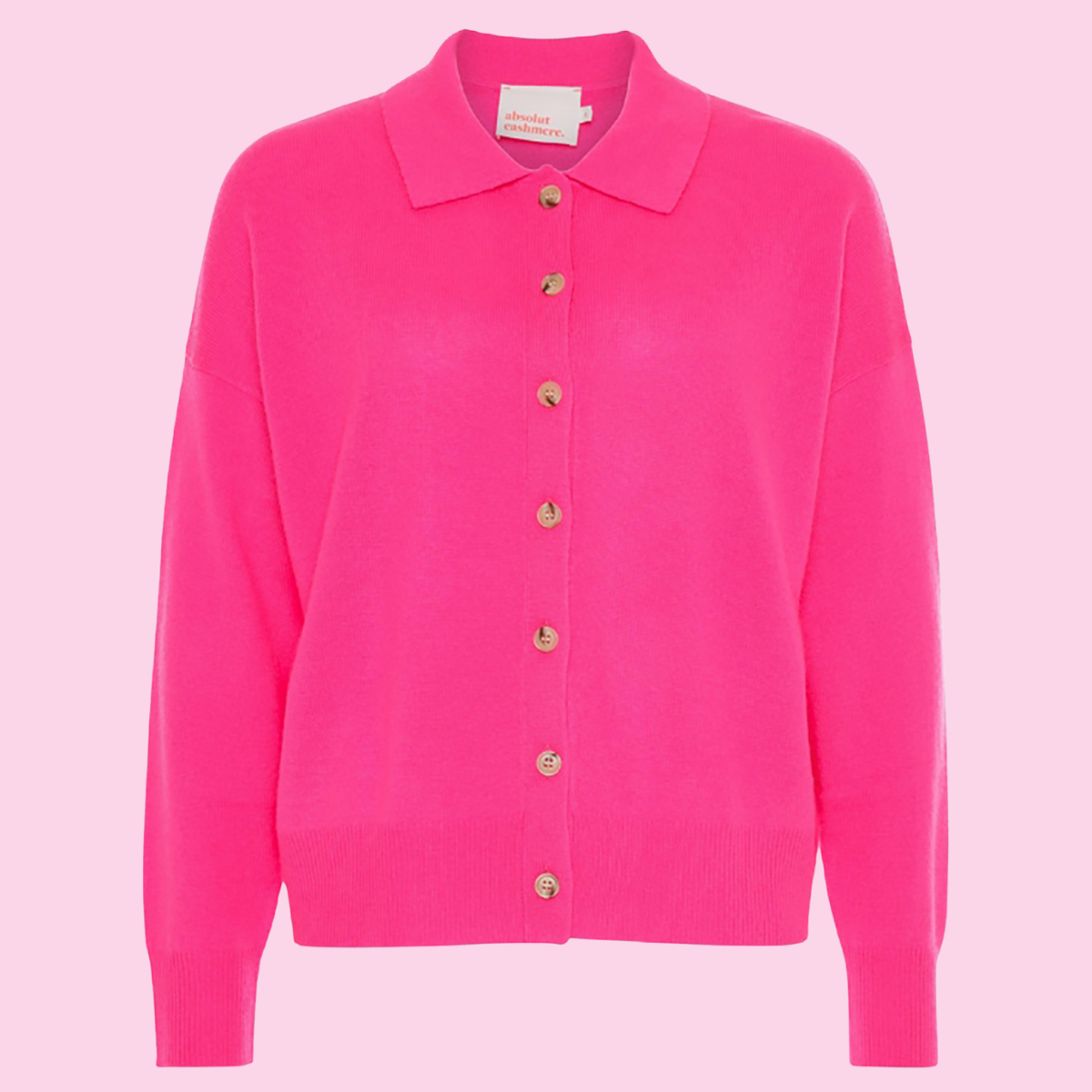 Absolut Cashmere Majura Cardigan Neon Pink