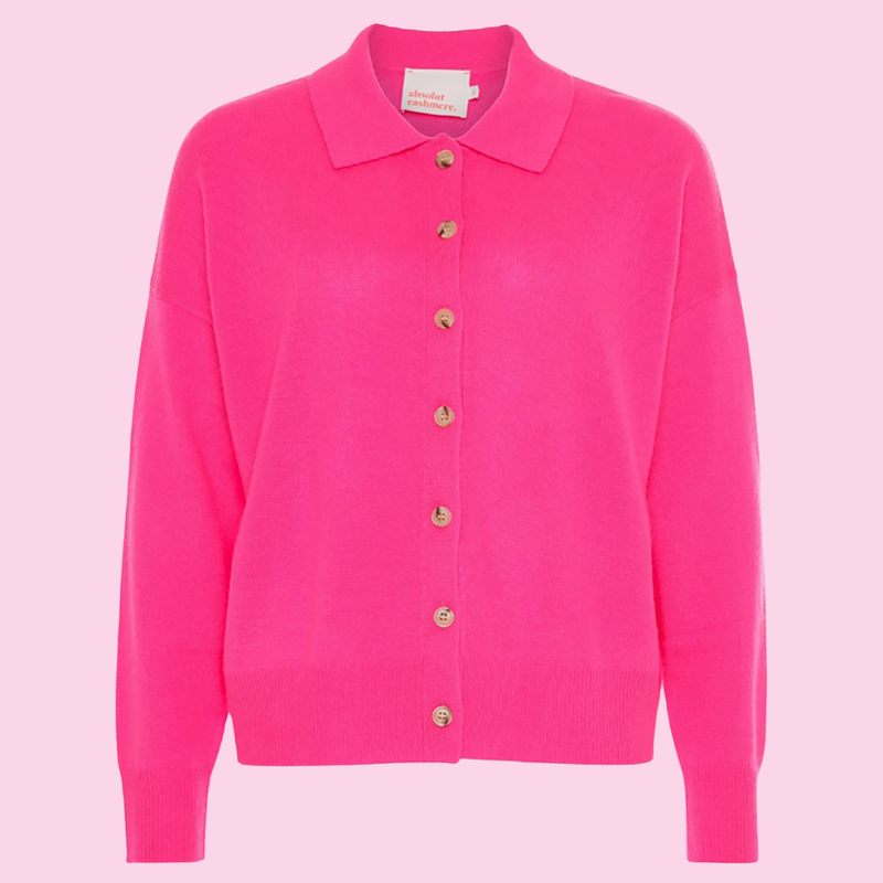 Absolut Cashmere Majura Cardigan Neon Pink