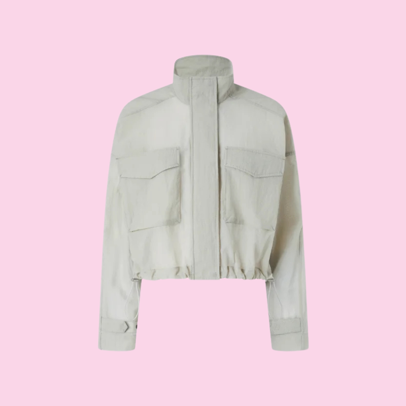 Pinko Out Of Time Jacket Light Grey