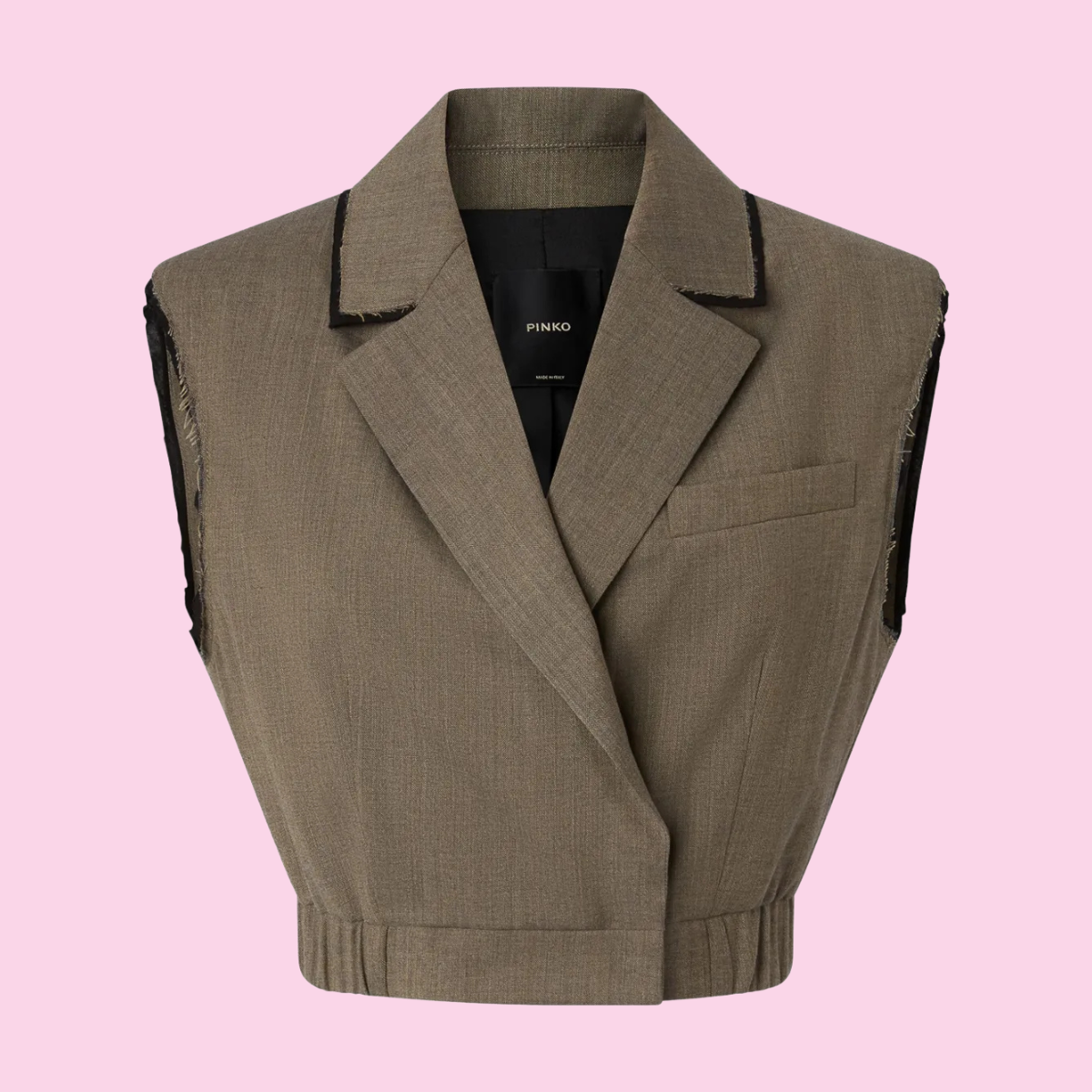 Pinko Guardami Cropped Gilet