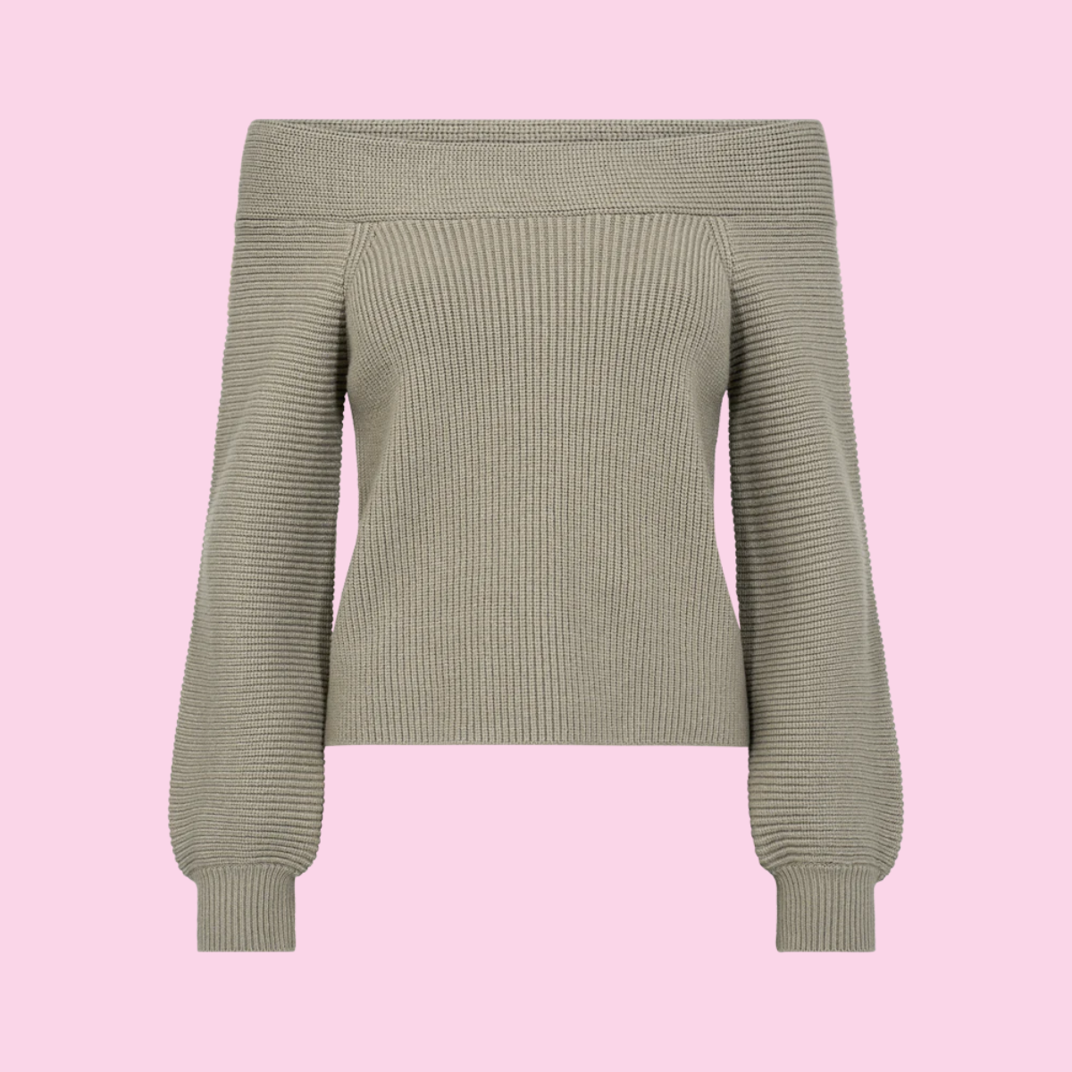 Copenhagen Muse Ribbed Off Shoulder Knit